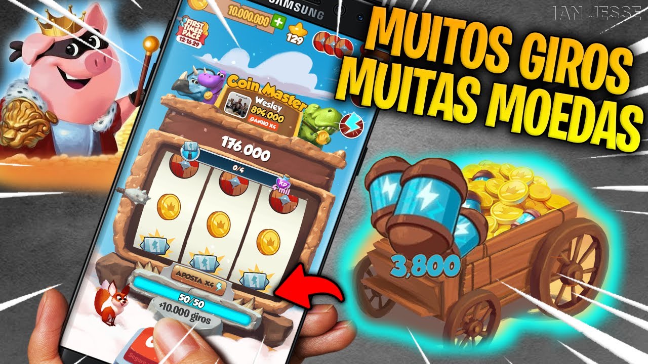 Gastei 80 Mil Giros no Coin Master 