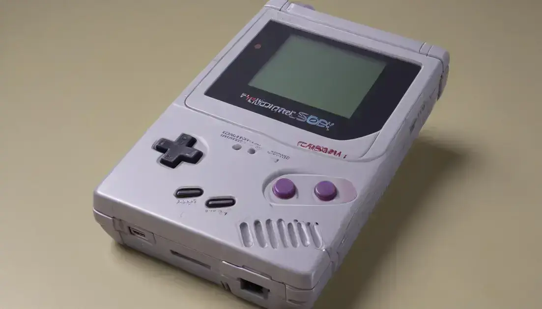 Melhor versão do Game Boy Advance SP vs original