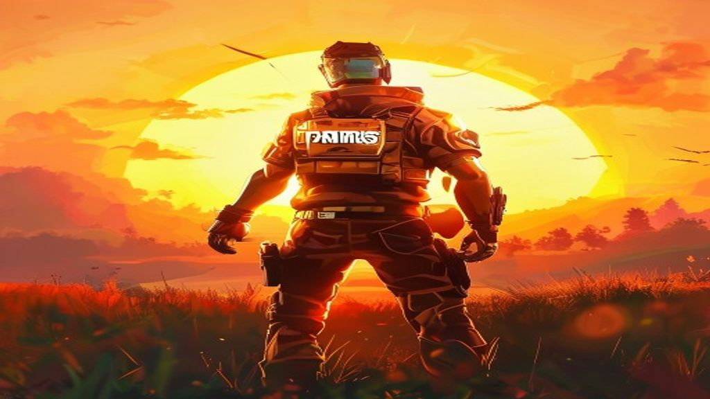 Jogador de Fortnite com V-Bucks