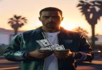 Personagem em GTA Online com muito dinheiro
