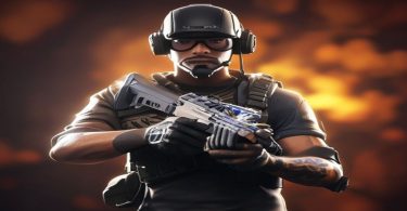 Jogador de Free Fire com diamantes