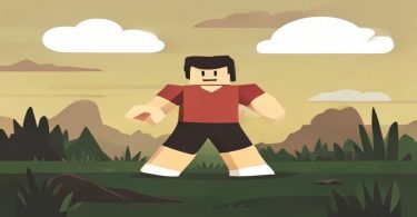 Pessoa jogando Roblox em um computador