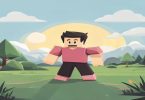 Jogo de Roblox em ação