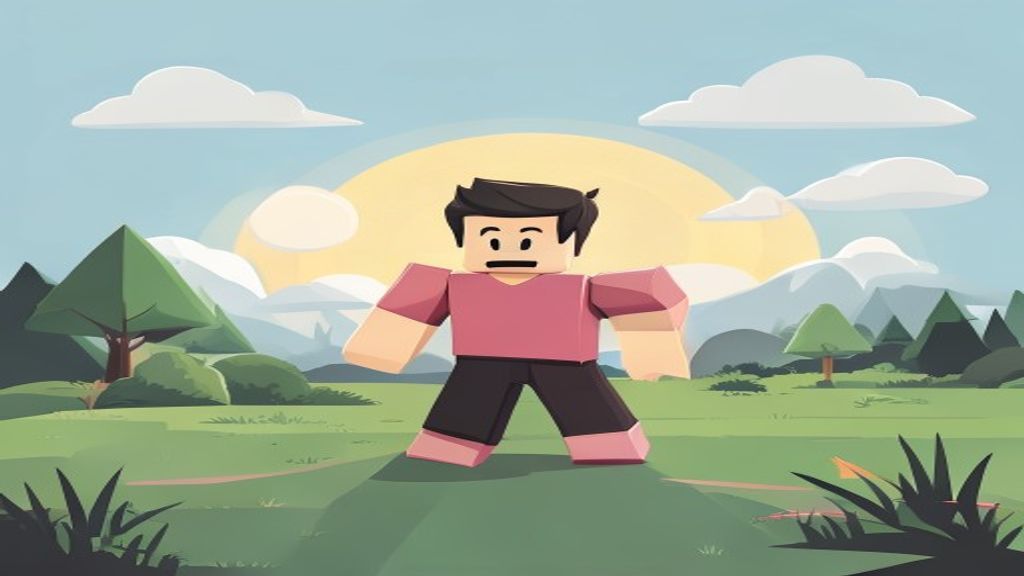 Jogo de Roblox em ação