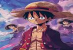 Capa do anime One Piece com Monkey D. Luffy