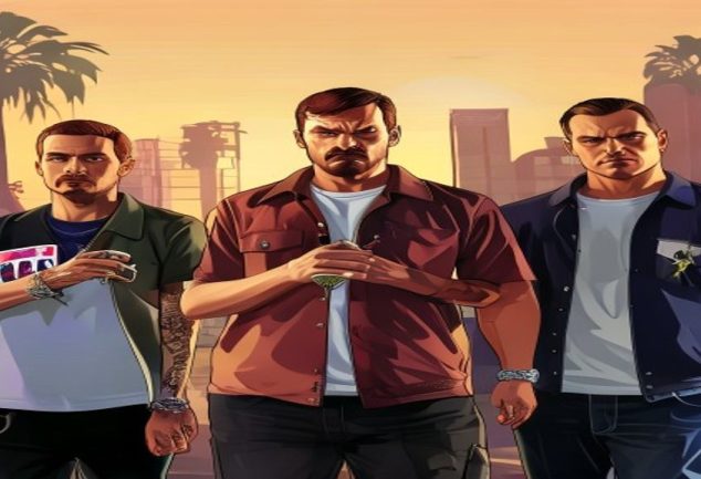 Michael, Franklin e Trevor de GTA 5