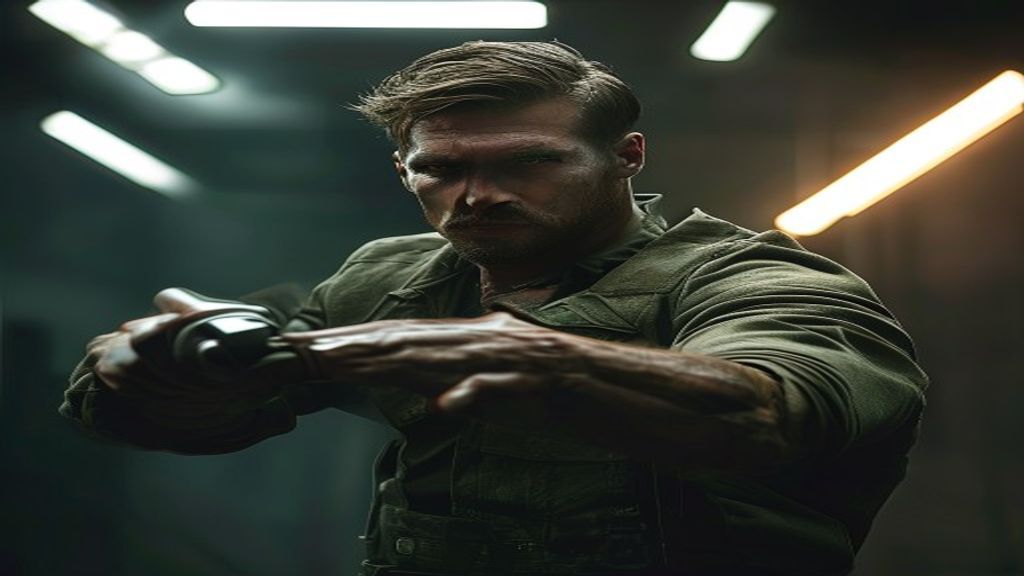 Homem de Ferro voando com sua armadura