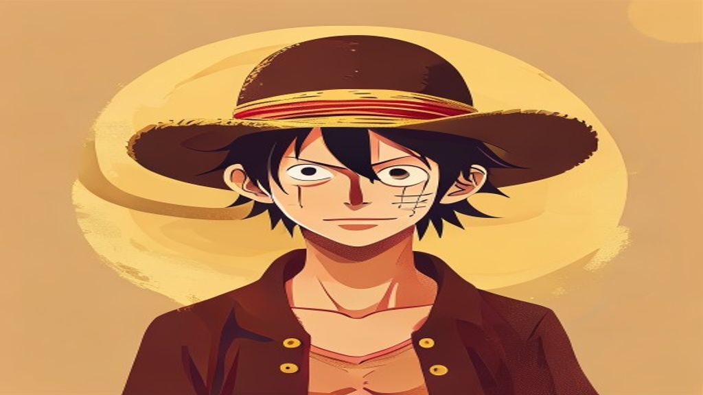 Monkey D Luffy, o personagem principal de One Piece