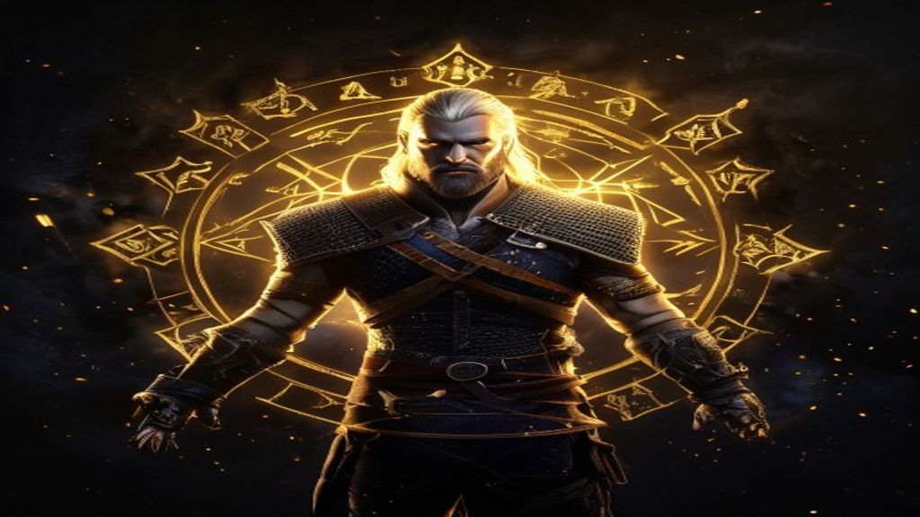 Símbolos mágicos em The Witcher