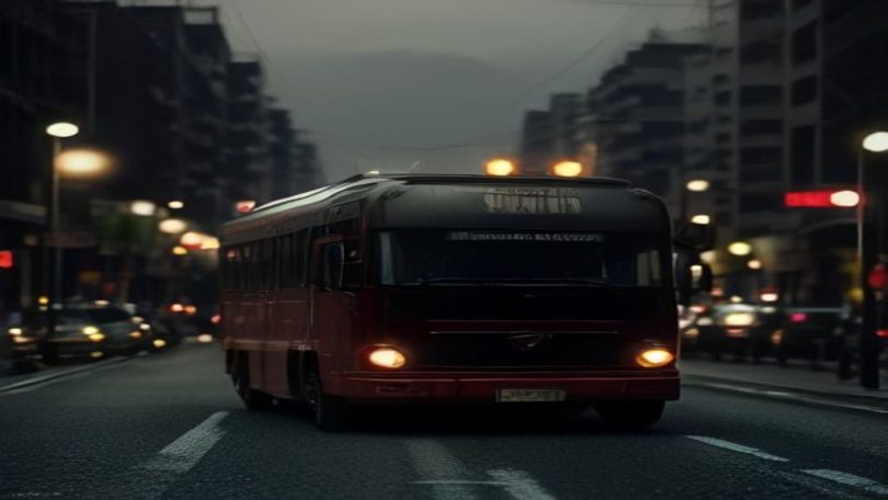 Supercarro Pegassi Zentorno em alta velocidade na rodovia de GTA 5 Online.