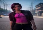 Personagem de GTA 5 em ação