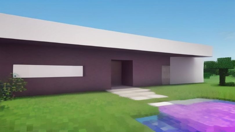 Casa simples no Minecraft