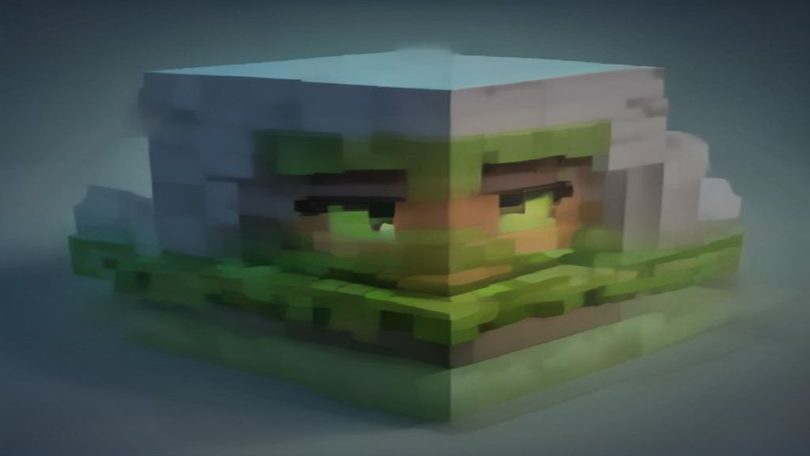 Infográfico da cronologia do Minecraft com as principais versões