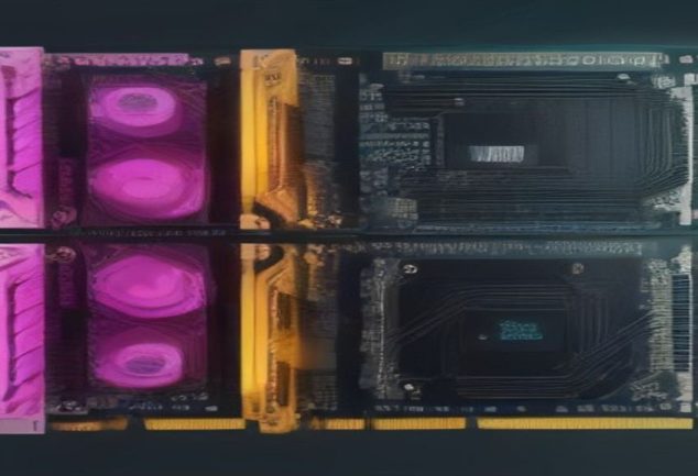 Diferença visual entre módulos de memória RAM DDR4 e DDR5