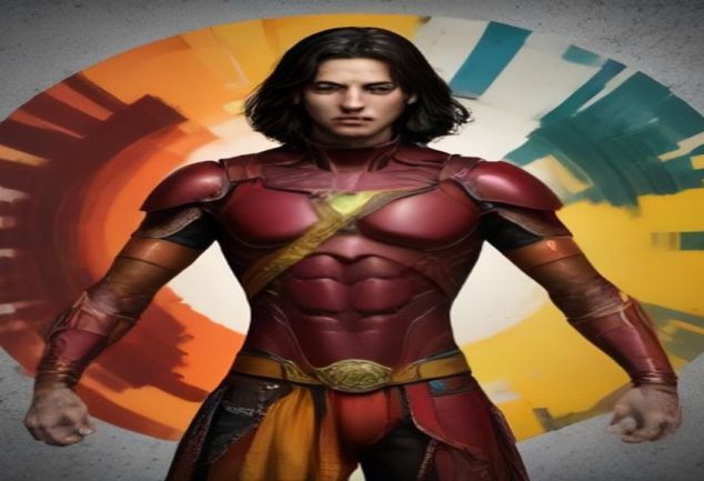 Comparação entre heróis icônicos da Marvel (Homem-Aranha, Homem de Ferro) e da DC (Superman, Batman) e seus logos