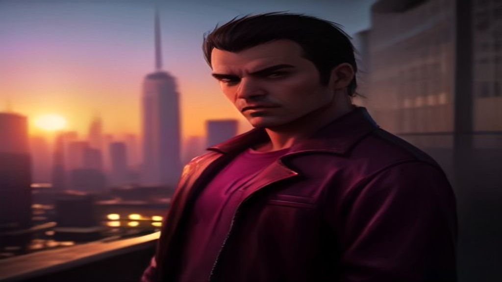 Imagem do jogo GTA 4 com Niko Bellic