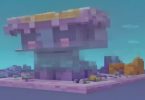 Ilustração dos melhores modos de jogo do Minecraft com elementos de Sobrevivência e Criativo
