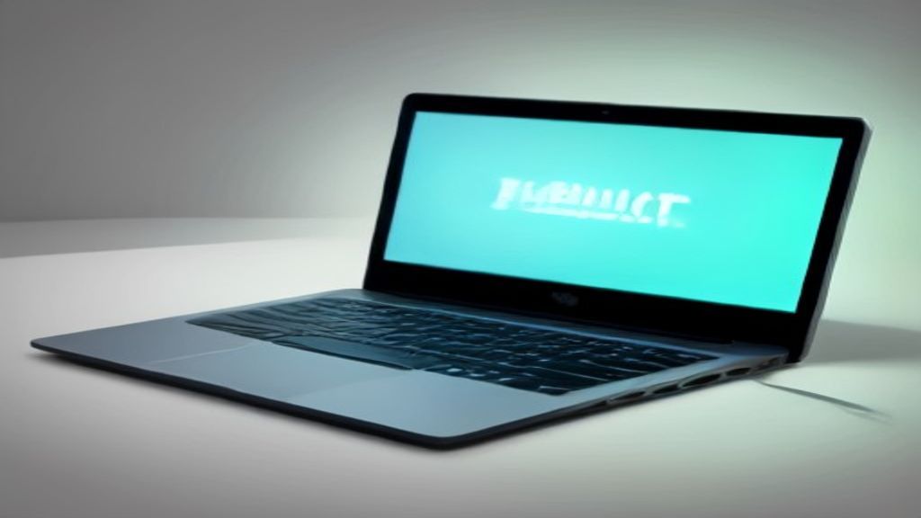 Notebook gamer com jogo em execução