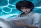 Light Yagami com o caderno da morte