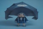 Pôster de The Umbrella Academy com os irmãos Hargreeves e o logo da Netflix, em estilo de quadrinhos.