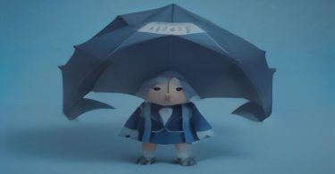 Pôster de The Umbrella Academy com os irmãos Hargreeves e o logo da Netflix, em estilo de quadrinhos.