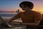 Personagem de GTA 5 PC ativando códigos no jogo