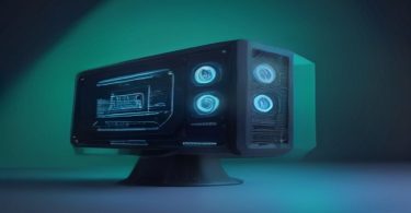 Melhor placa de vídeo para jogos 2026 com design futurista e iluminação RGB