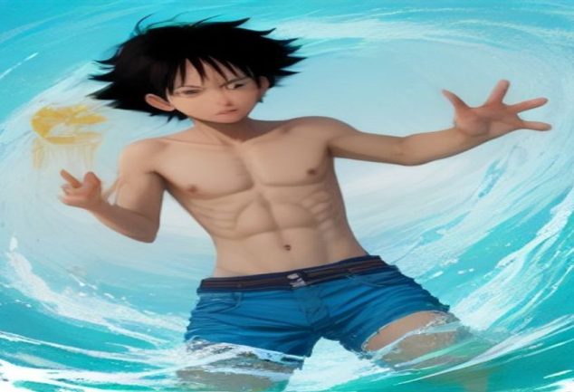 Monkey D. Luffy em busca do tesouro One Piece