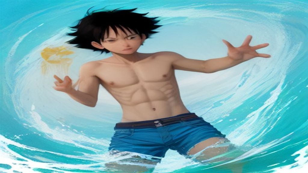 Monkey D. Luffy em busca do tesouro One Piece